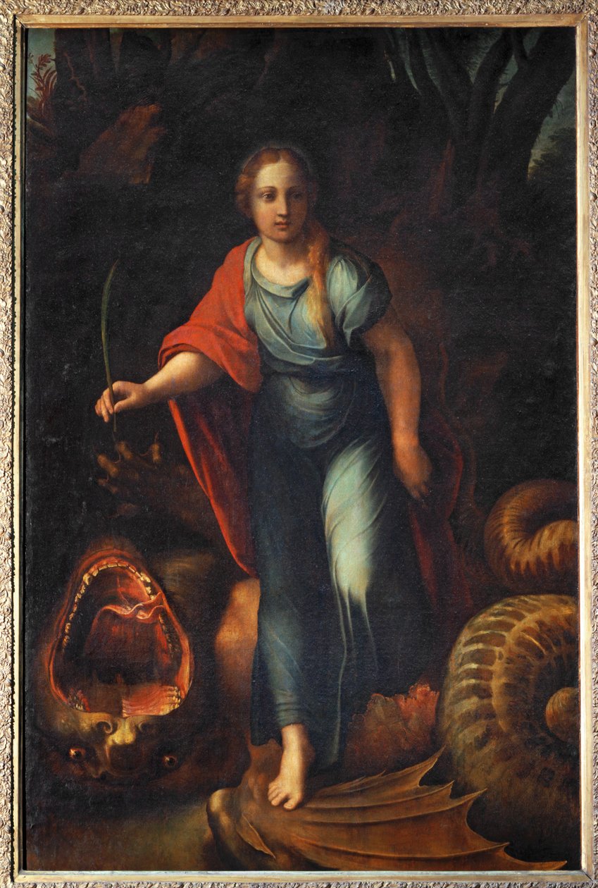 Sainte Marguerite - Saint Margaret ... - Giulio Romano