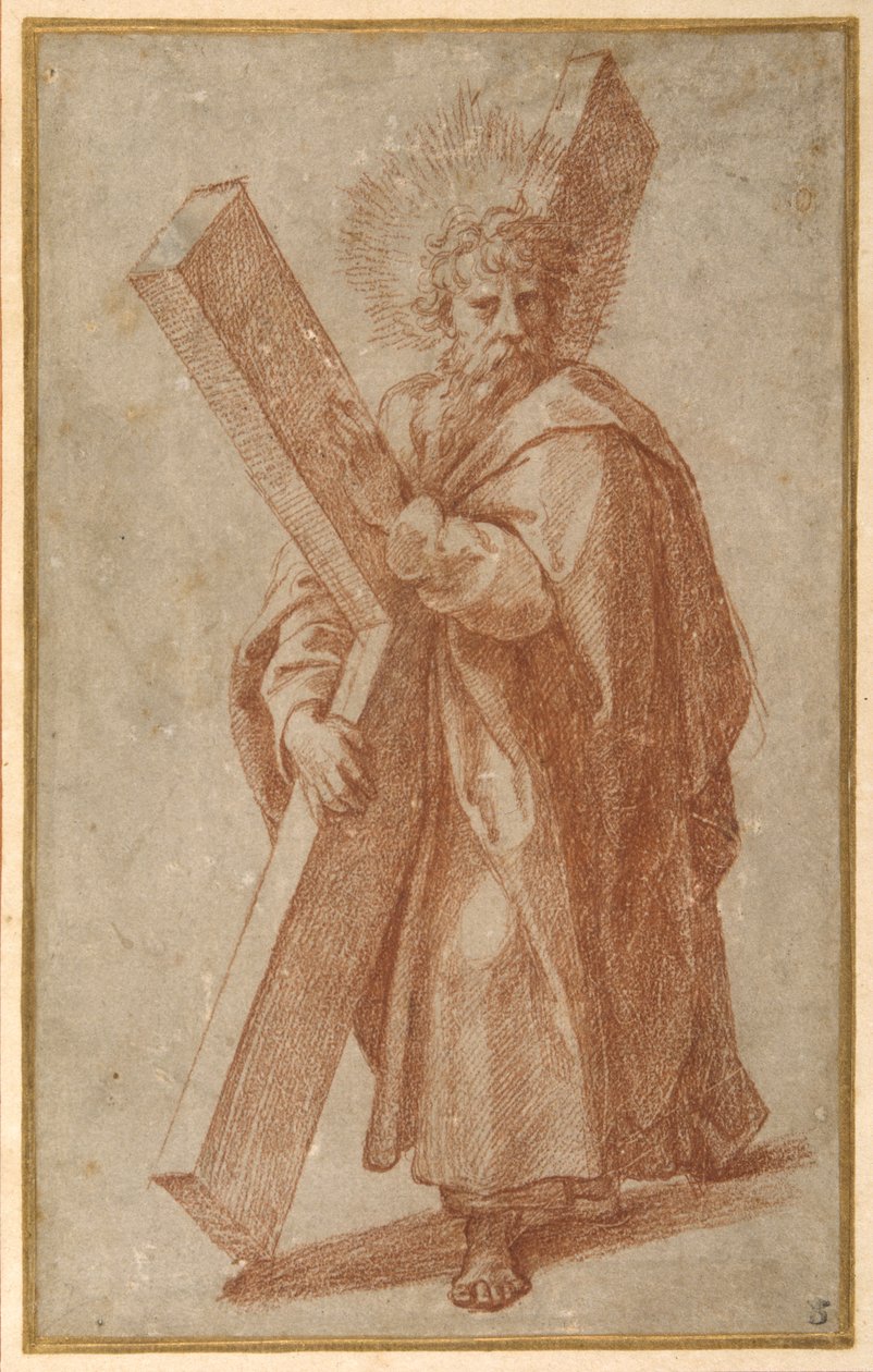 Les Douze Apôtres : Saint André - Giulio Romano