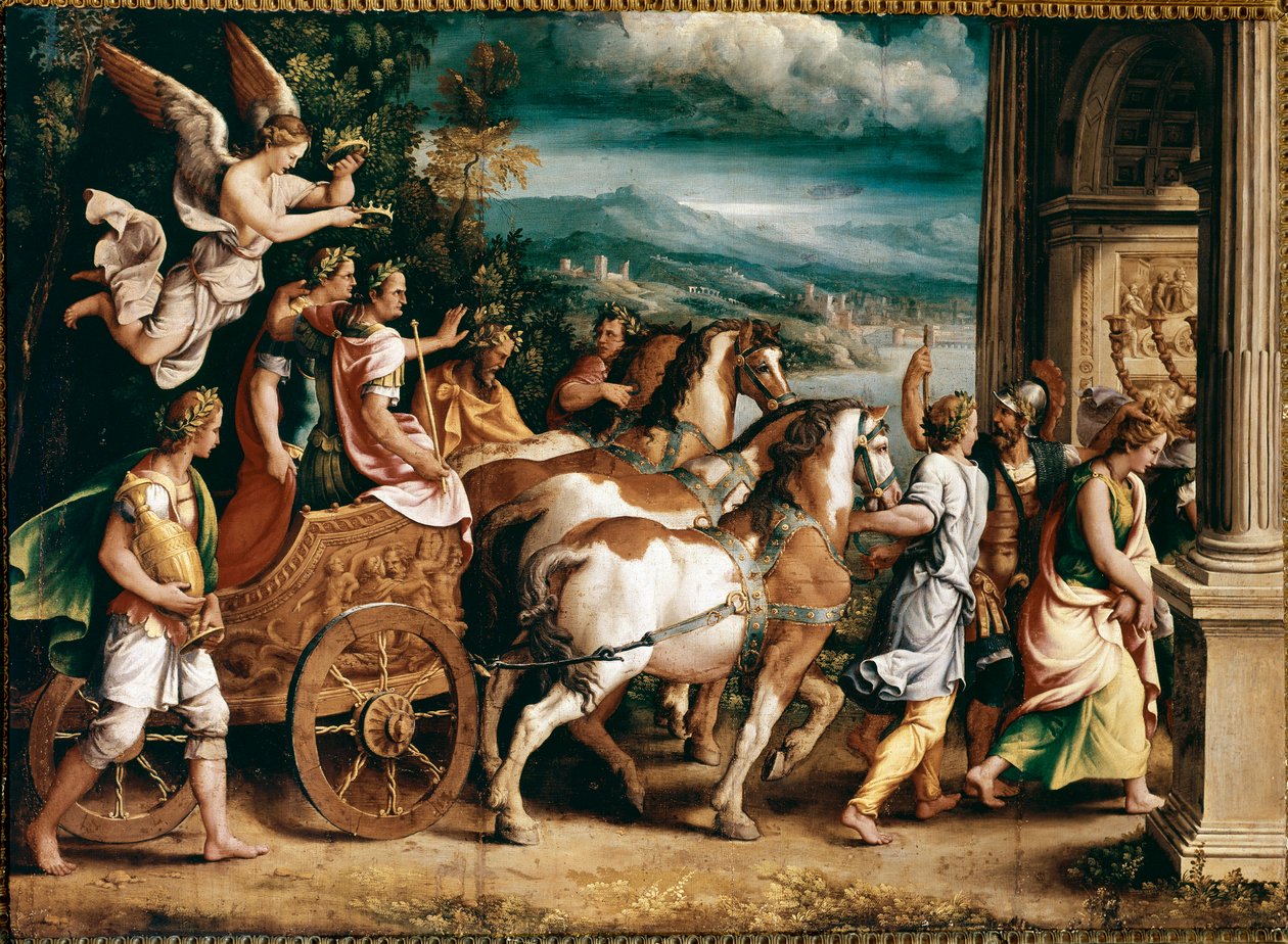 Triomphe de Titus et Vespasien - Giulio Romano