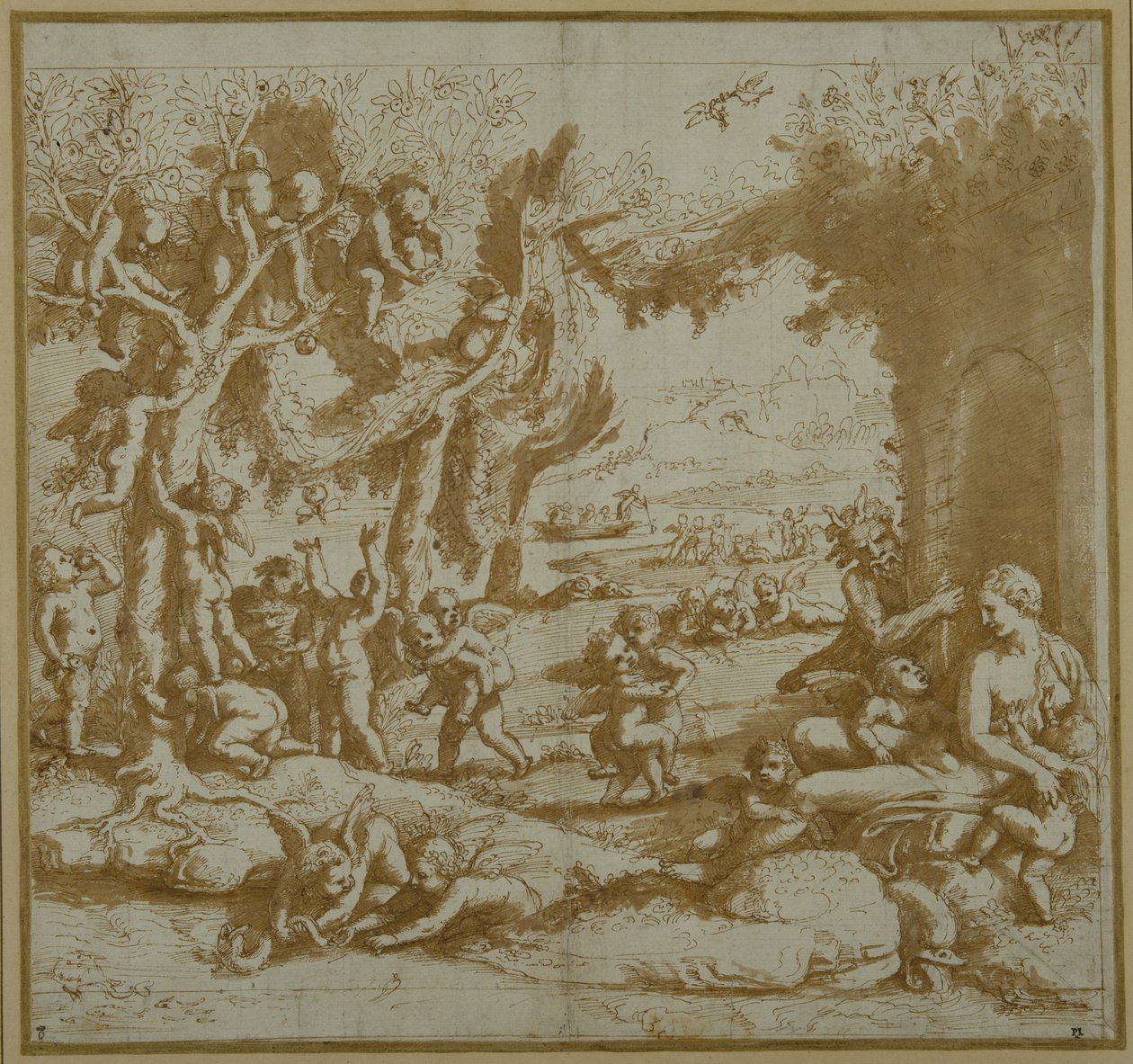 Vénus aux érotes de Philostrate - Giulio Romano