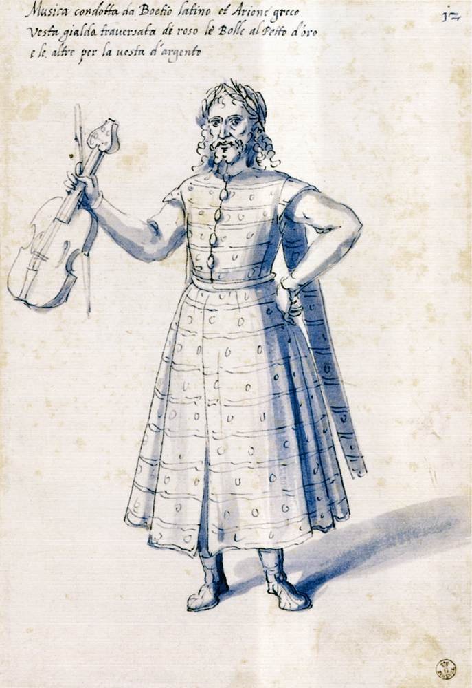 Costume de la figure allégorique Musique - Giuseppe Arcimboldo