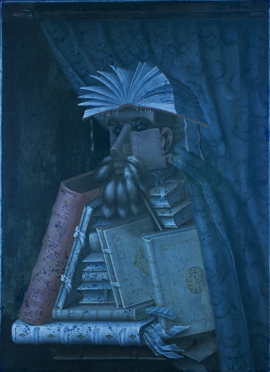 Le bibliothécaire - Giuseppe Arcimboldo