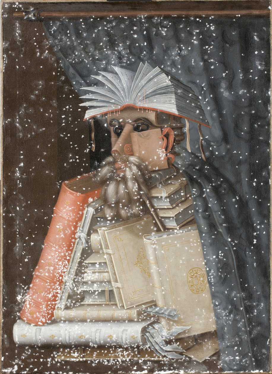 Le bibliothécaire - Giuseppe Arcimboldo