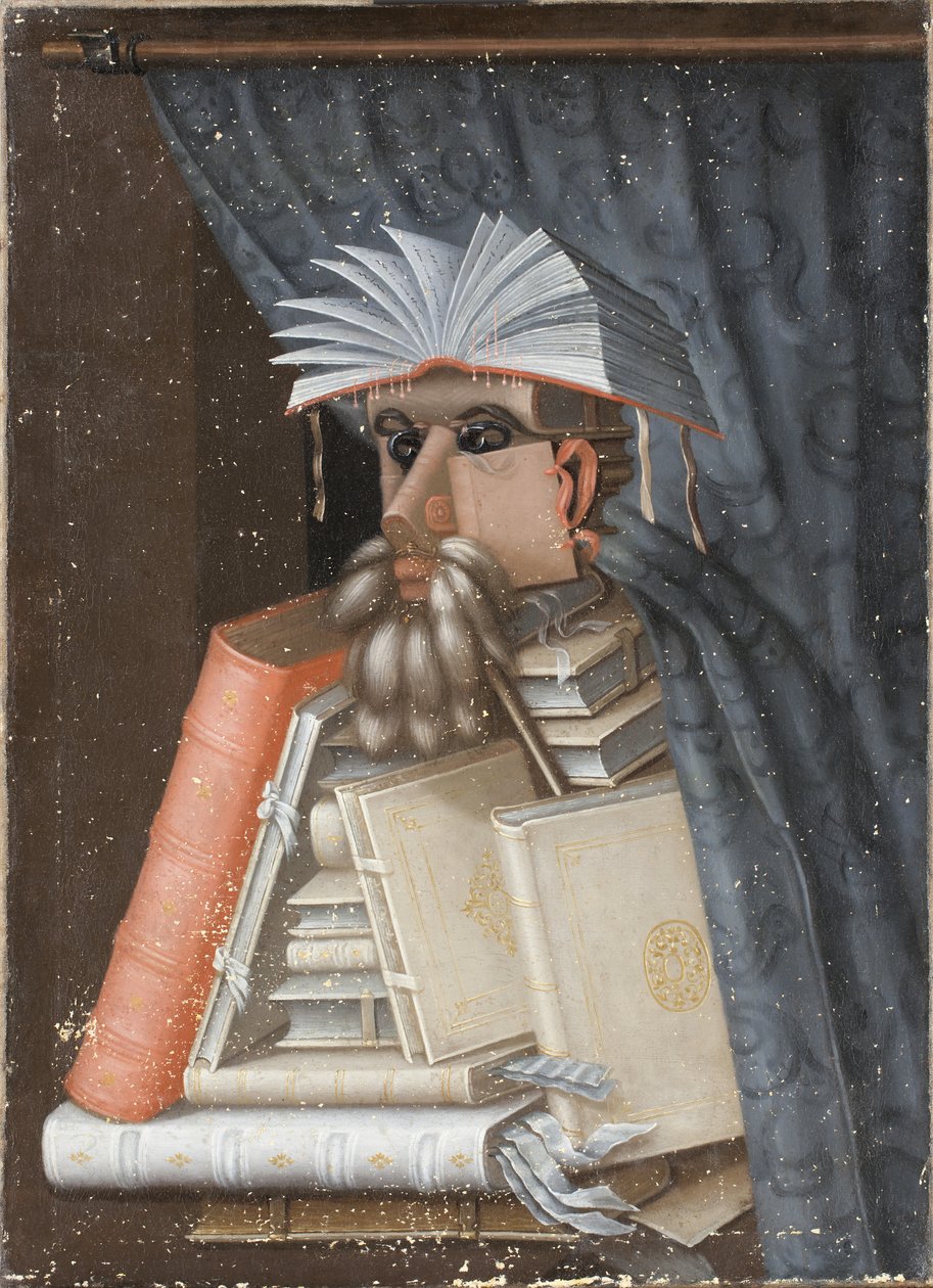 Le bibliothécaire - Giuseppe Arcimboldo