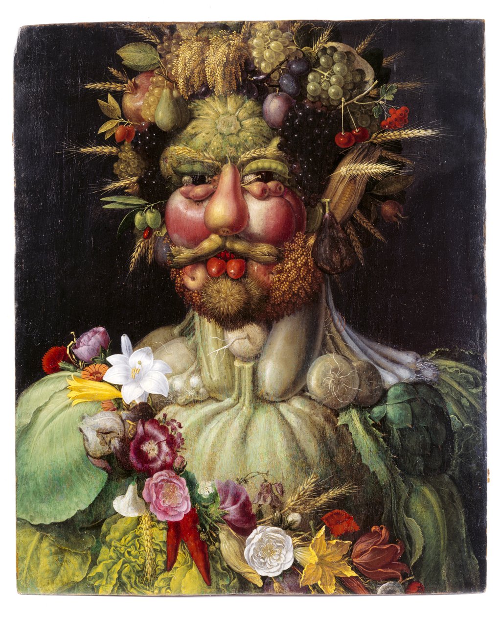 Étiquette Vertumnus QS:Lsv, « Portrait, allégorie » - Giuseppe Arcimboldo