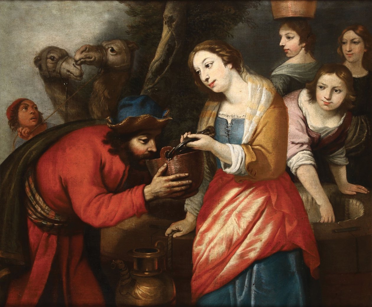 Giuseppe Badaracco, Rebecca au puits - Giuseppe Badaracco