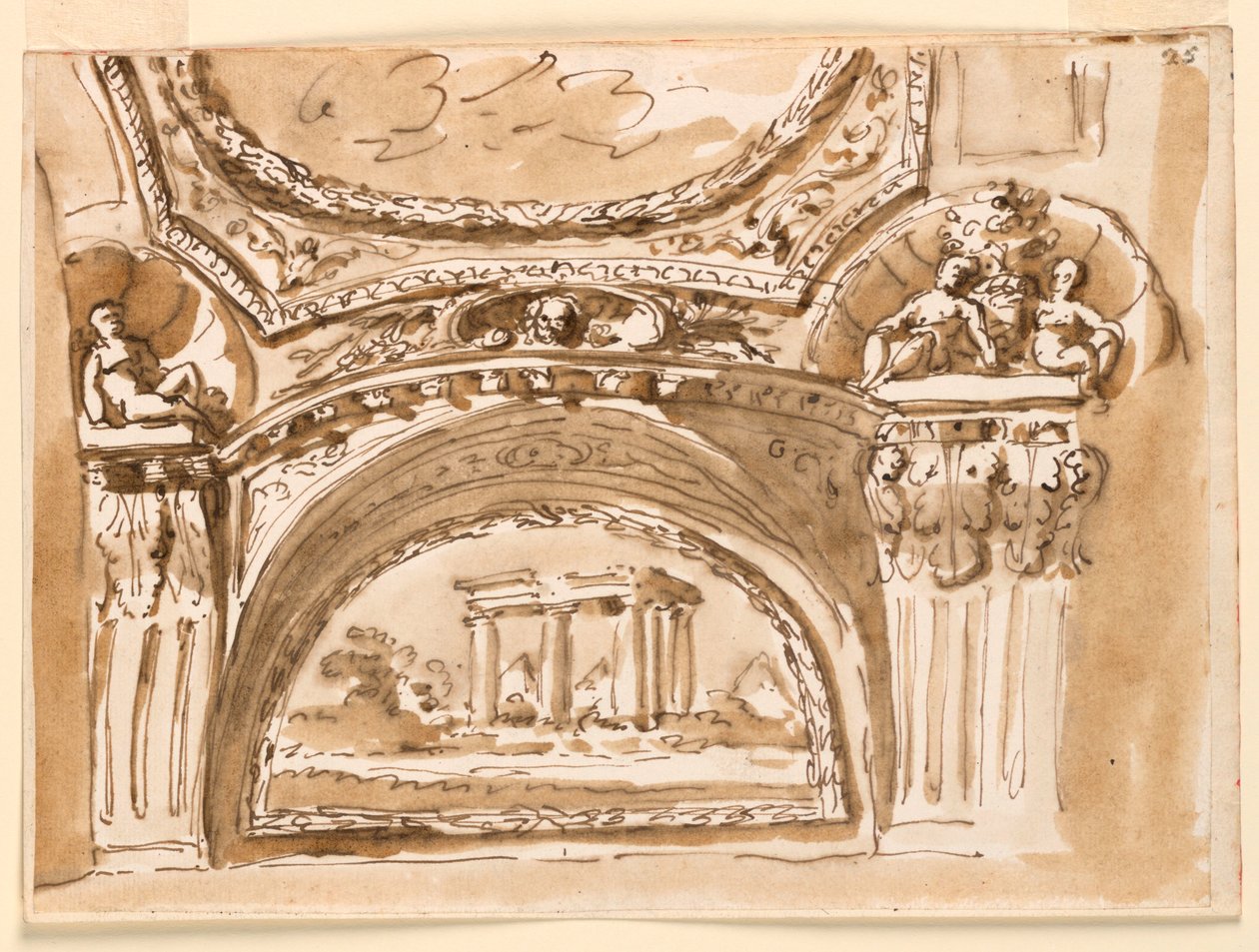 Conception pour décoration de plafond - Giuseppe Barberi