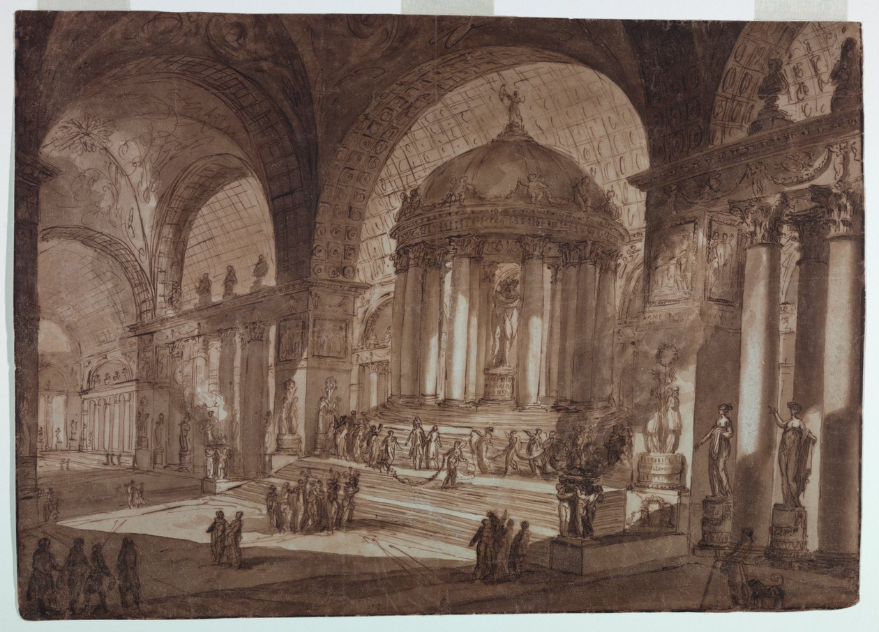Décor de scène, Temple de l