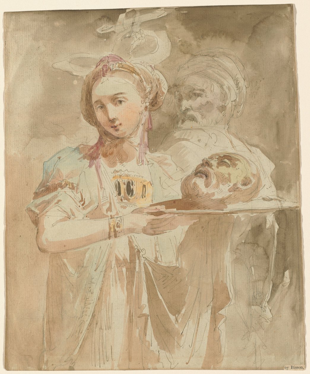 Salomé avec la tête de saint Jean-Baptiste - Giuseppe Bernardino Bison