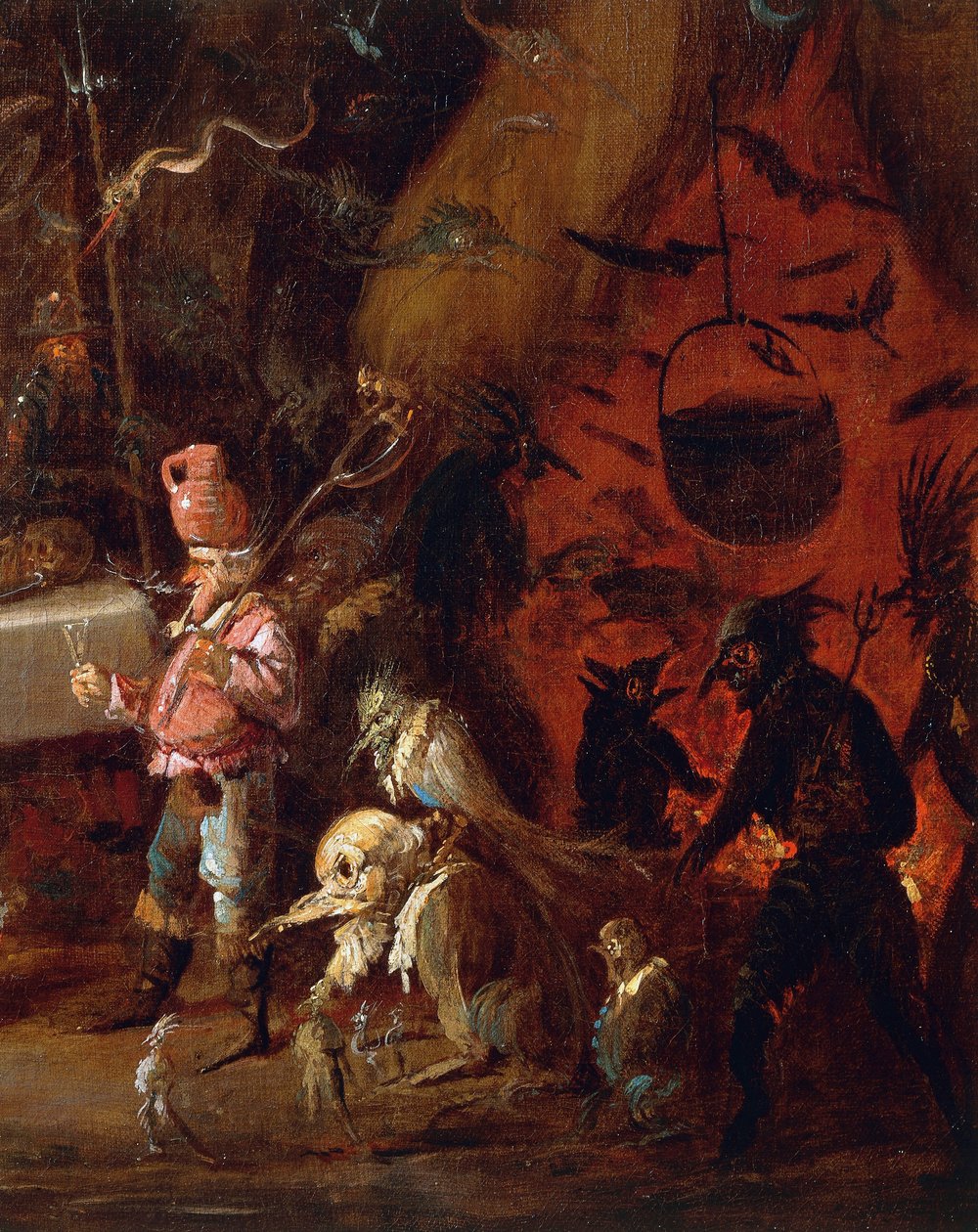 Rencontre de sorcières, par Giuseppe Bernardino Bison (1762-1844), détail - Giuseppe Bernardino Bison