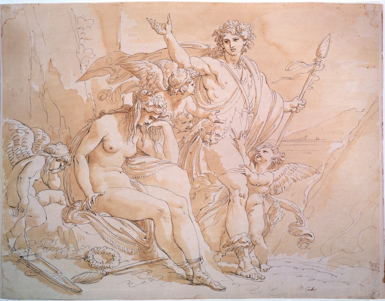 Bacchus et Ariane, années 1780 - Giuseppe Cades