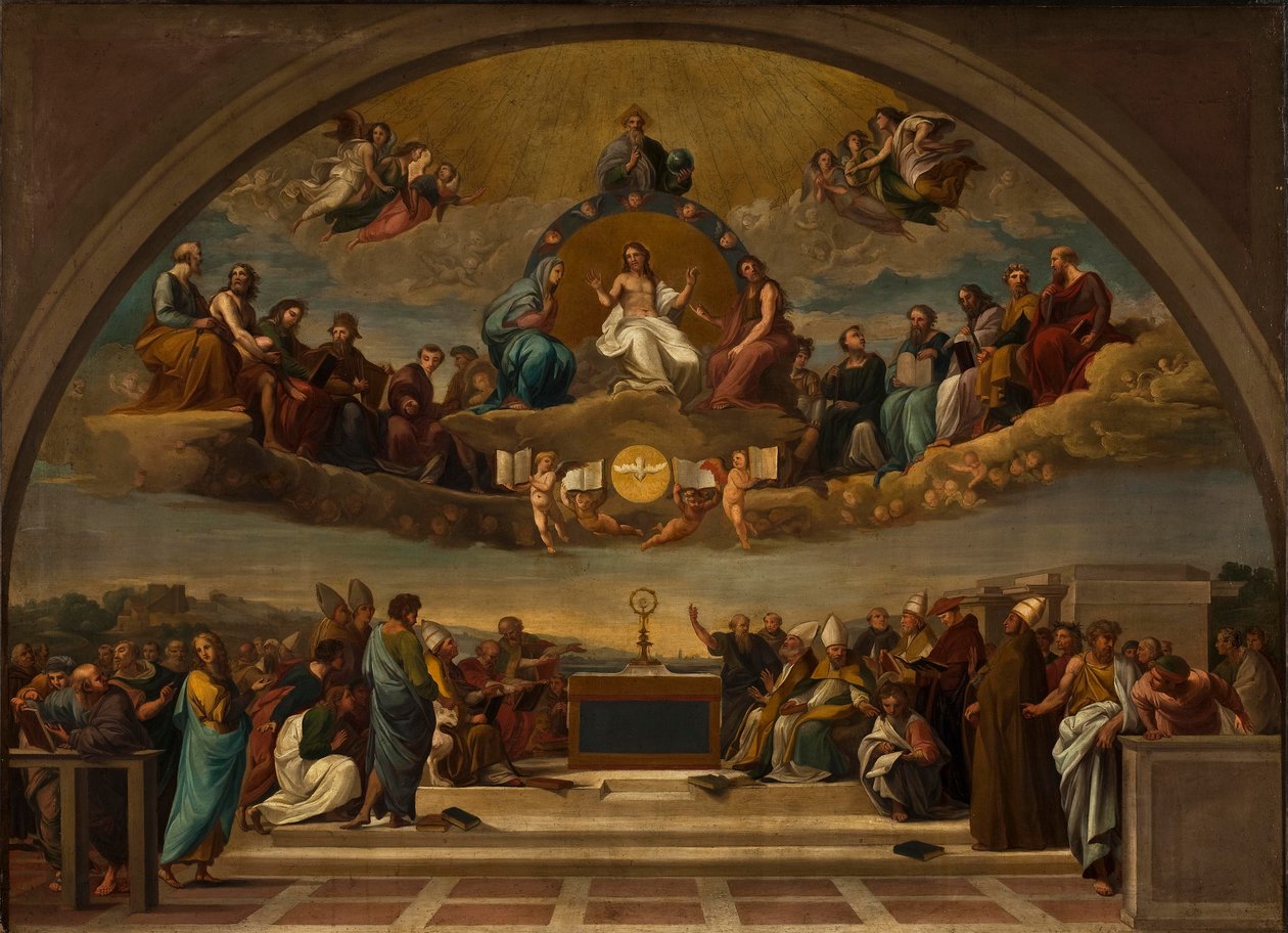Dispute du Saint-Sacrement - Giuseppe Cades