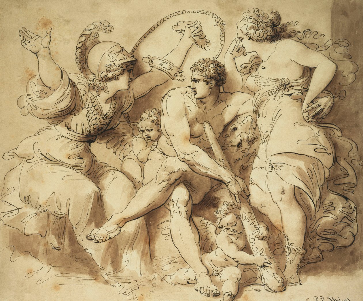 Hercule au carrefour - Giuseppe Cades