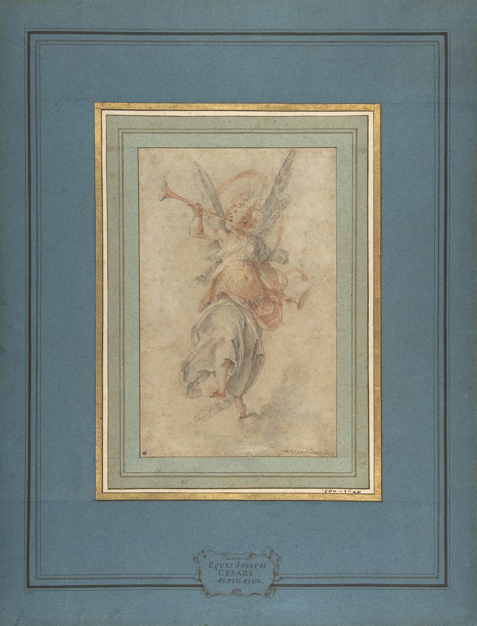 Figure allégorique de la Renommée, vers 1590 - Giuseppe Cesari
