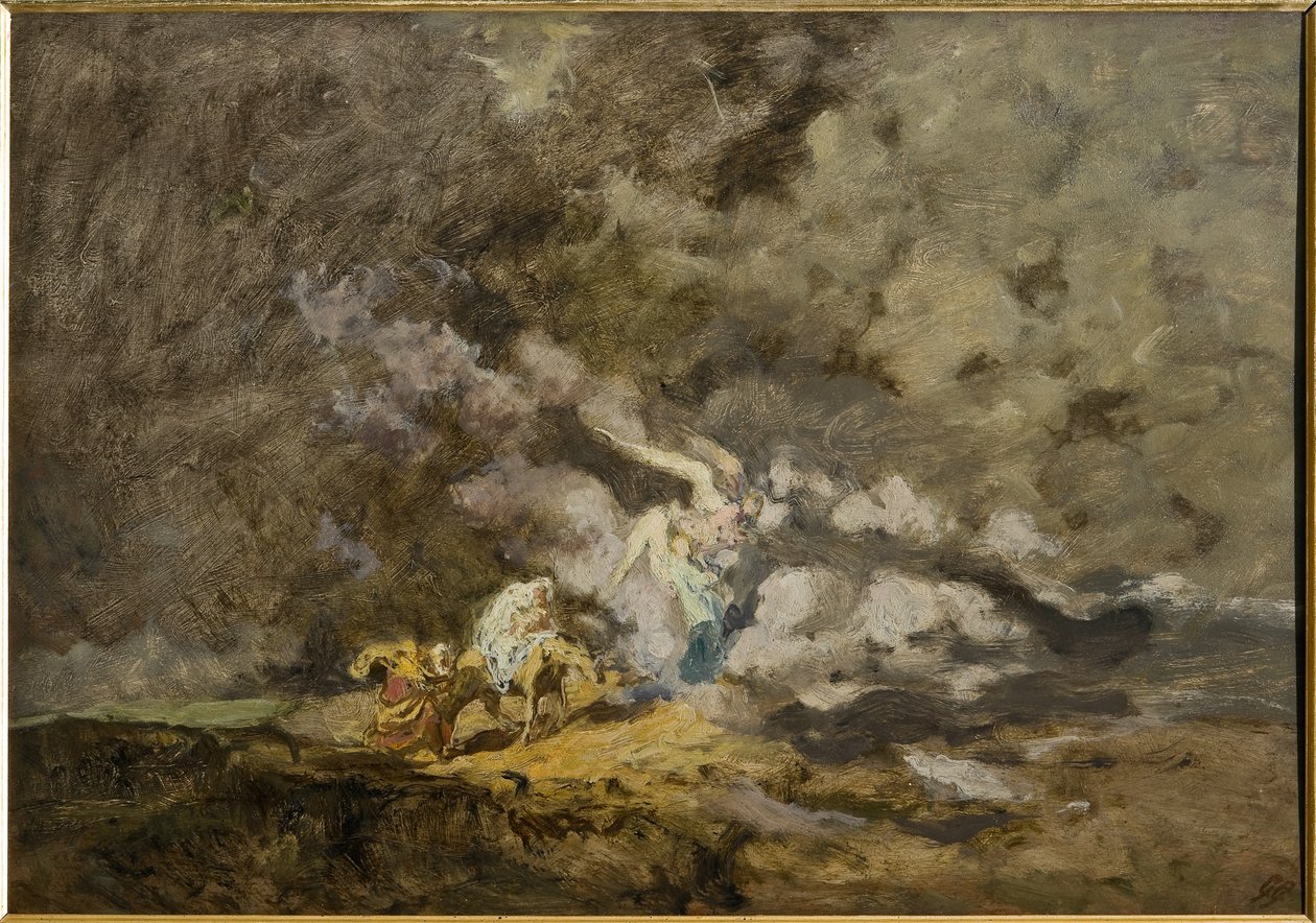 Fuite en Égypte - Giuseppe Graziosi