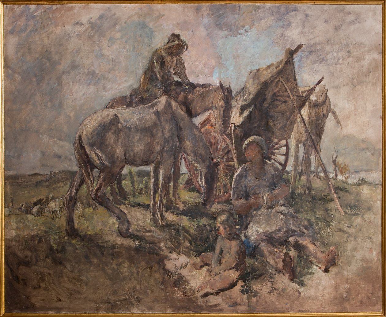 Repos dans les champs - Giuseppe Graziosi