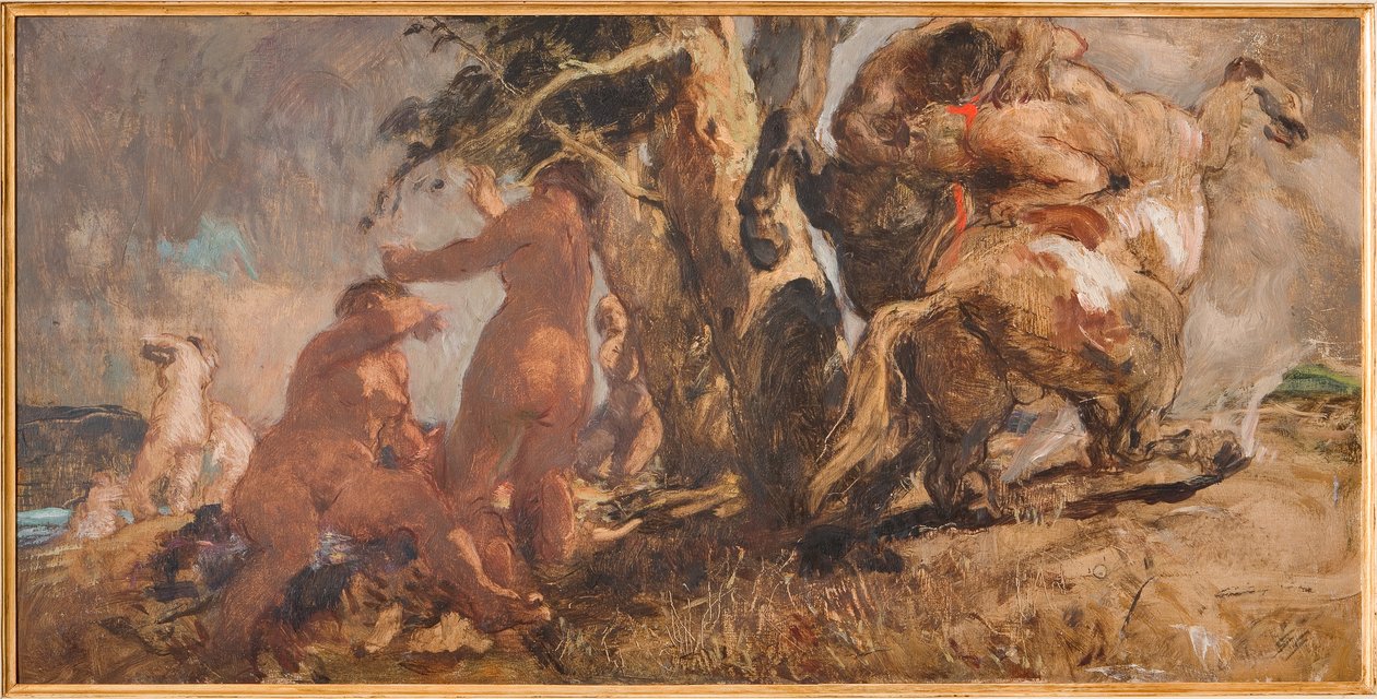 Les Baigneurs et un Centaure - Giuseppe Graziosi