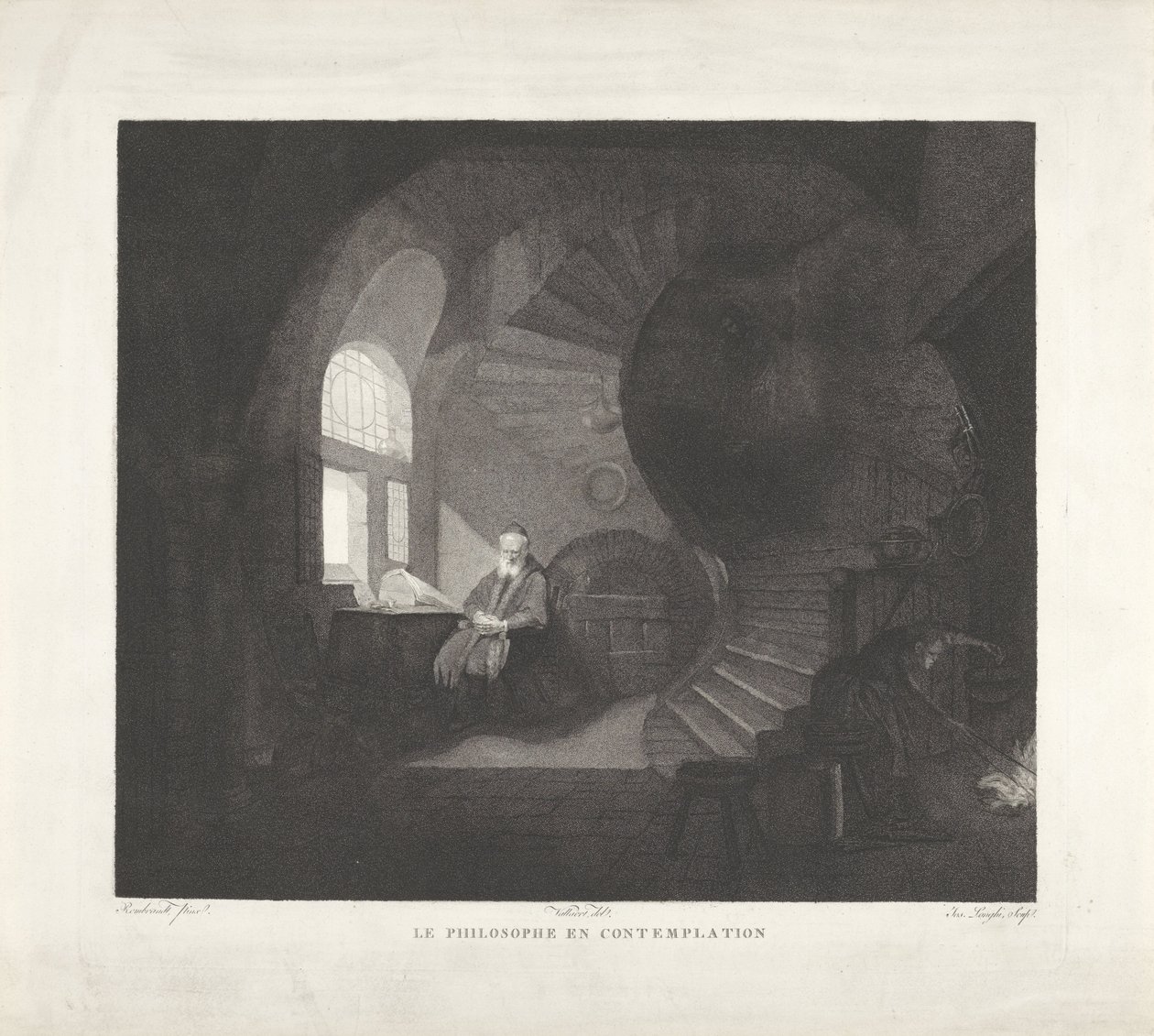 Philosophe méditant - Giuseppe Longhi