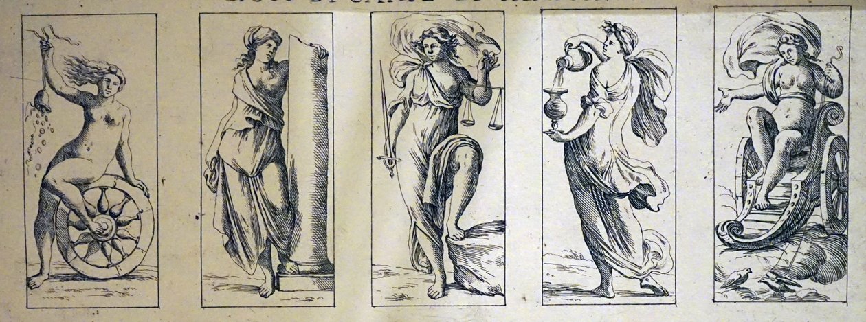 Cartes de tarot du XVIIe siècle par Giuseppe Maria Mitelli - Giuseppe Maria Mitelli