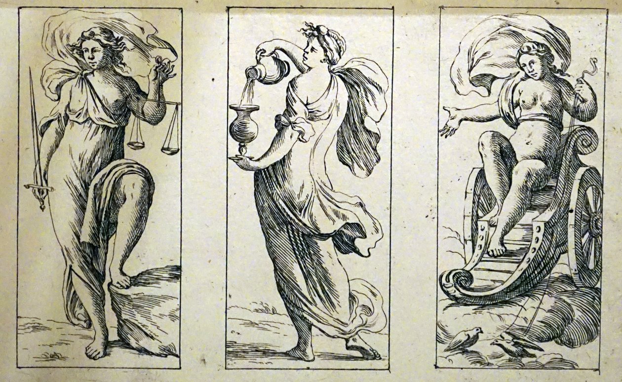 Cartes de tarot du XVIIe siècle par Giuseppe Maria Mitelli - Giuseppe Maria Mitelli