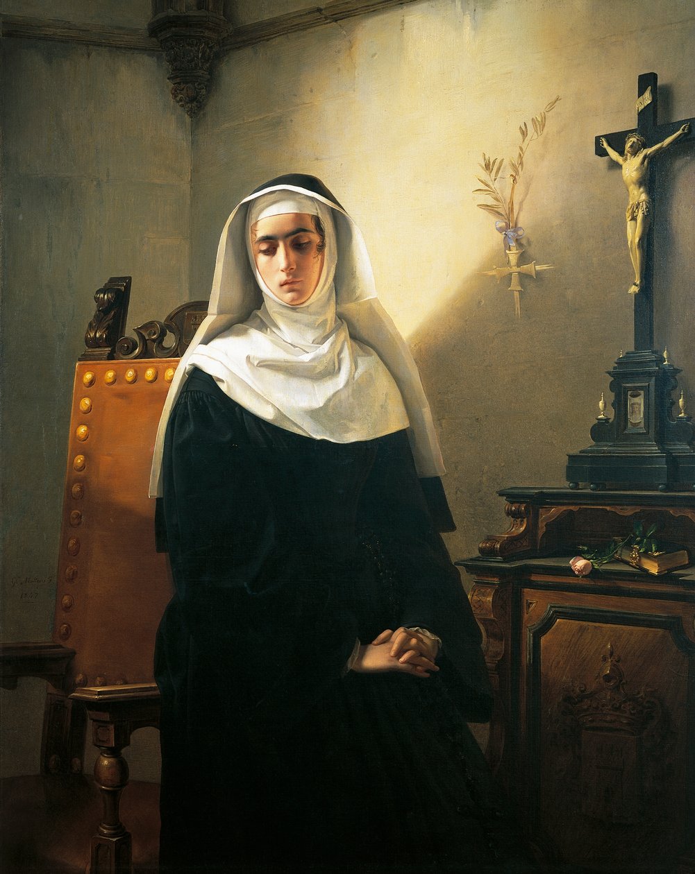 La Nonne de Monza - Giuseppe Molteni