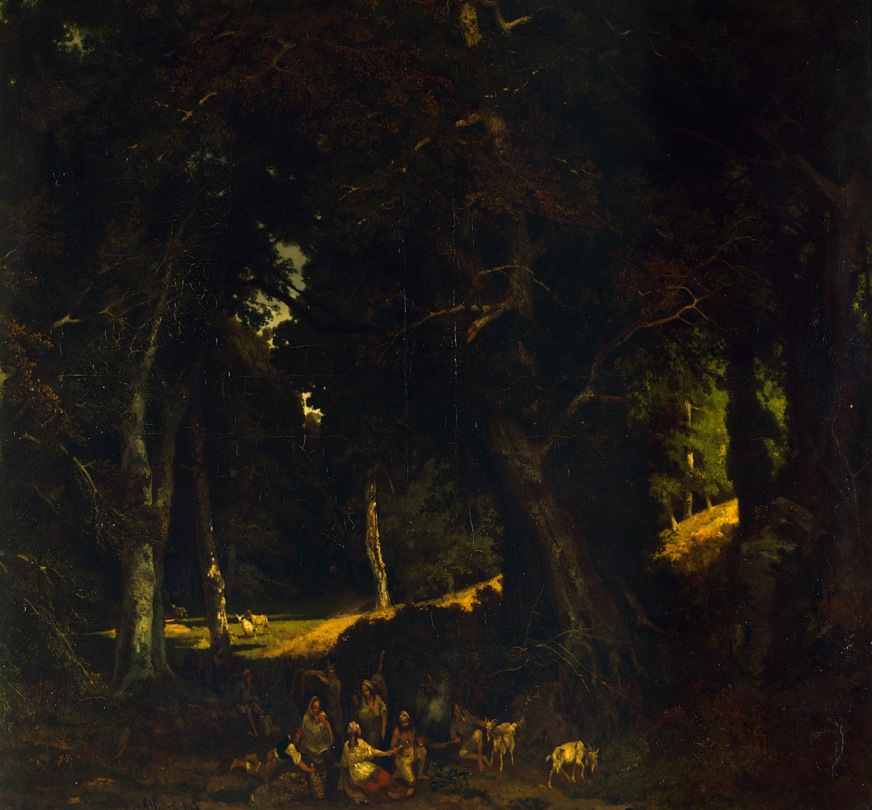 Campement de gitans - Giuseppe Palizzi