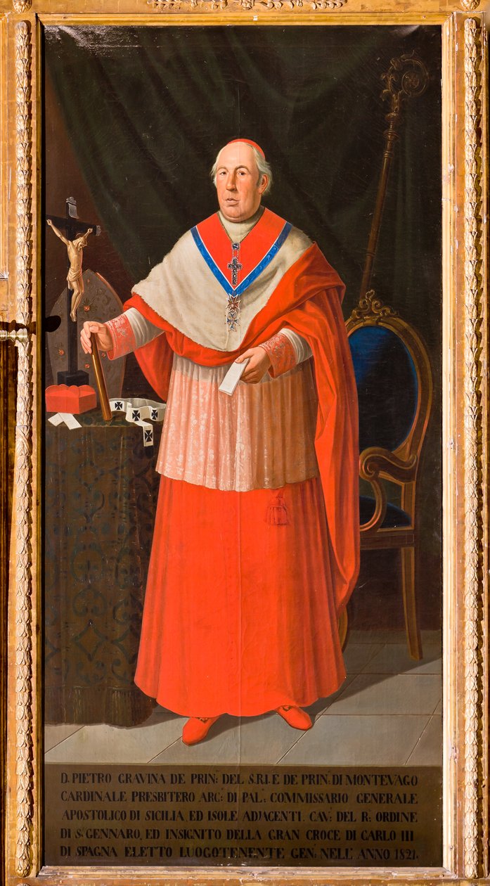 Portrait du cardinal Pietro Gravina, vers 1825 - Giuseppe Patania
