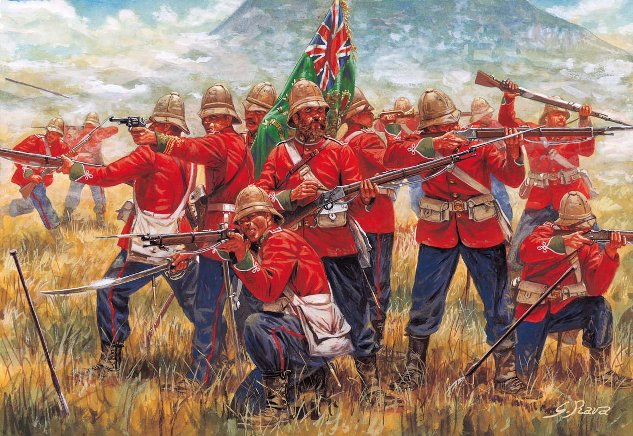 Guerre anglo-zouloue : soldats de l