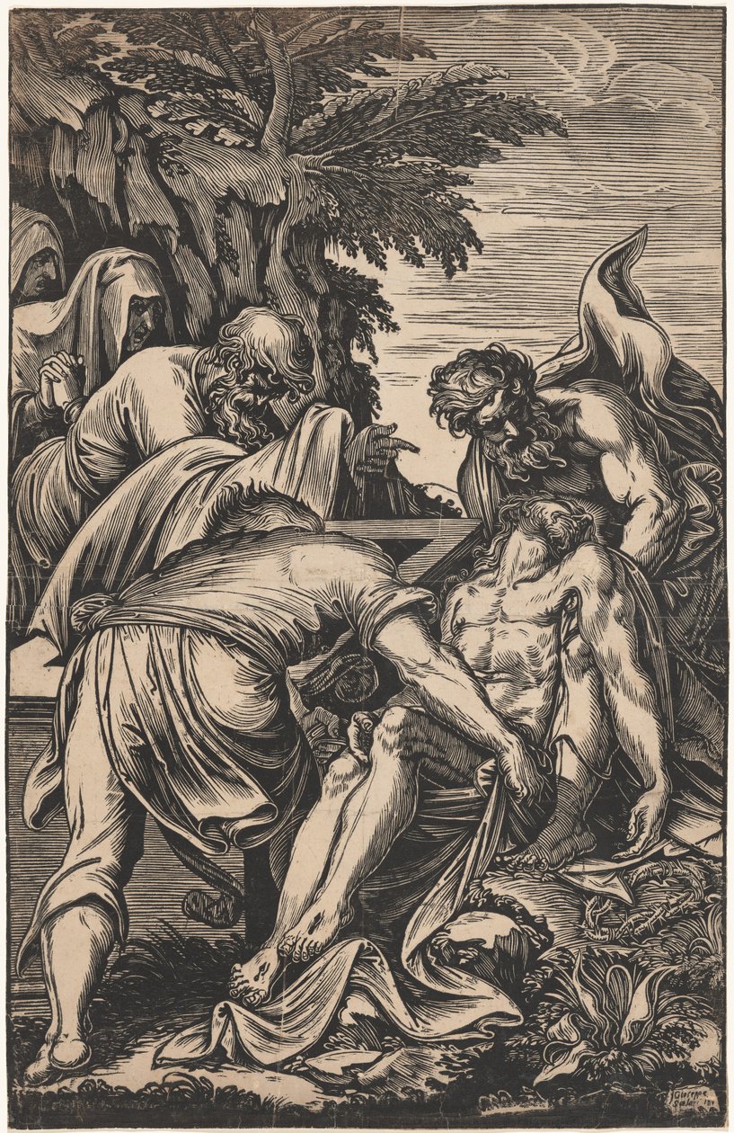 La Mise au tombeau - Giuseppe Scolari