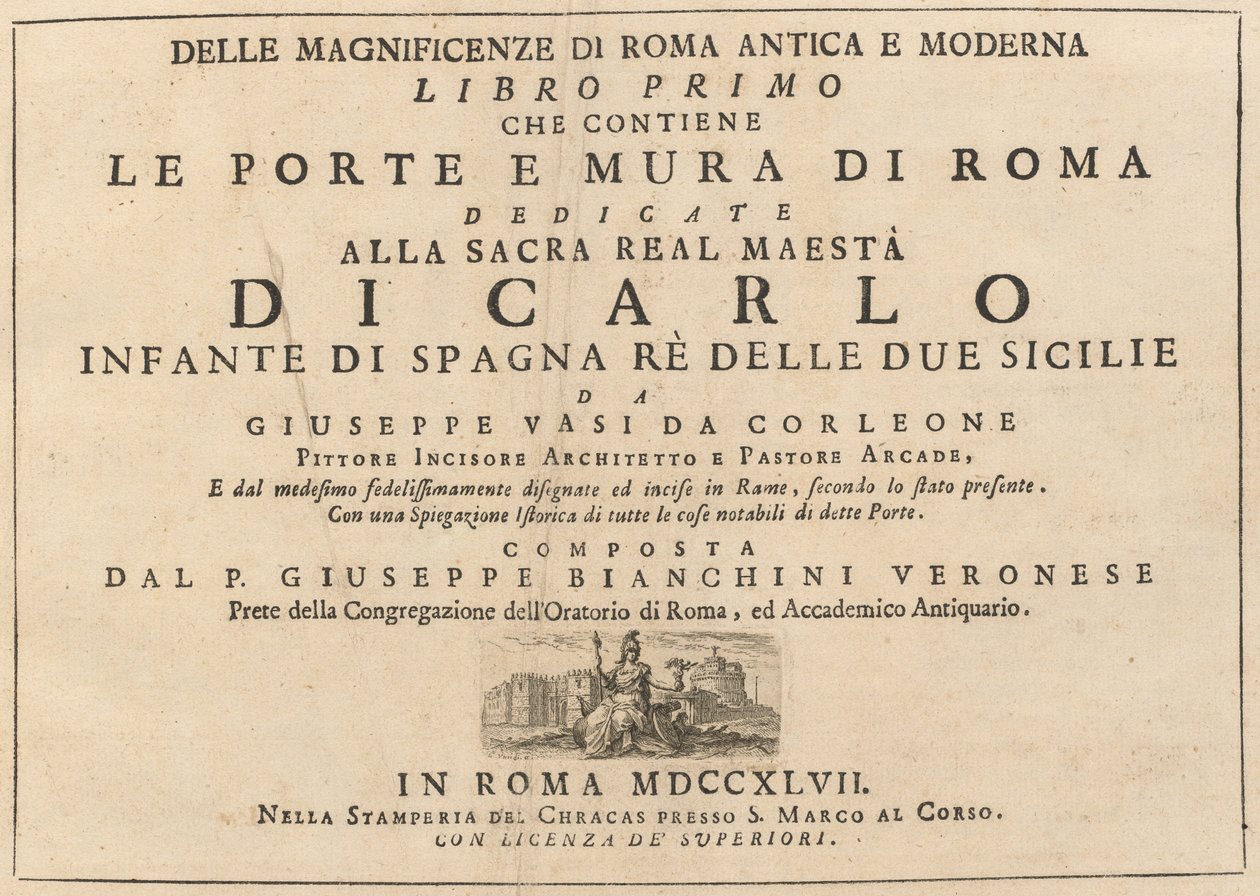 Delle Magnificenze di Roma Antica e Moderna (vol. 1) - Giuseppe Vasi