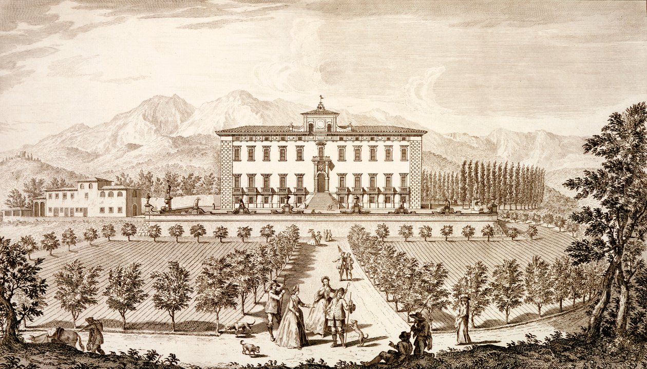 Vue de la Villa del Barone, de 