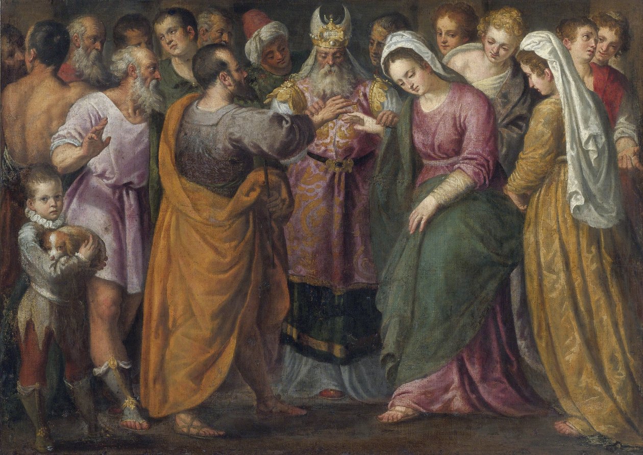Le mariage de Marie et Joseph - Giuseppe della Porta Salviati