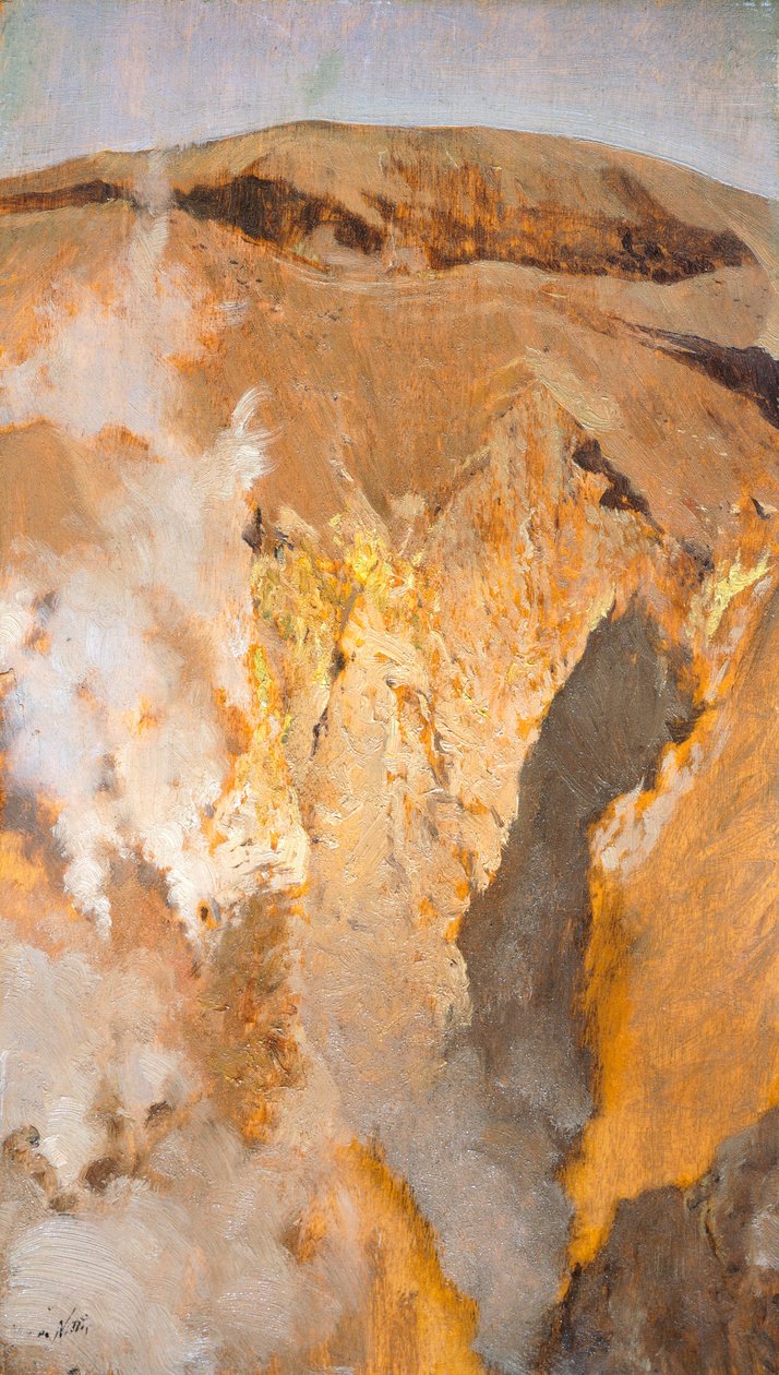 Fumarole du mont Vésuve, vers 1871 - Giuseppe or Joseph de Nittis