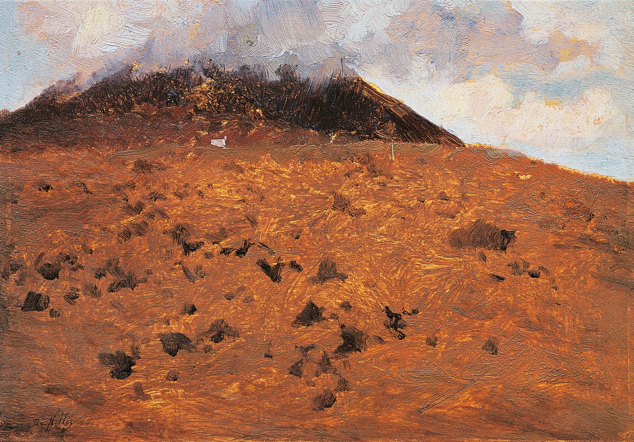 Sur les pentes du Vésuve - Giuseppe or Joseph de Nittis