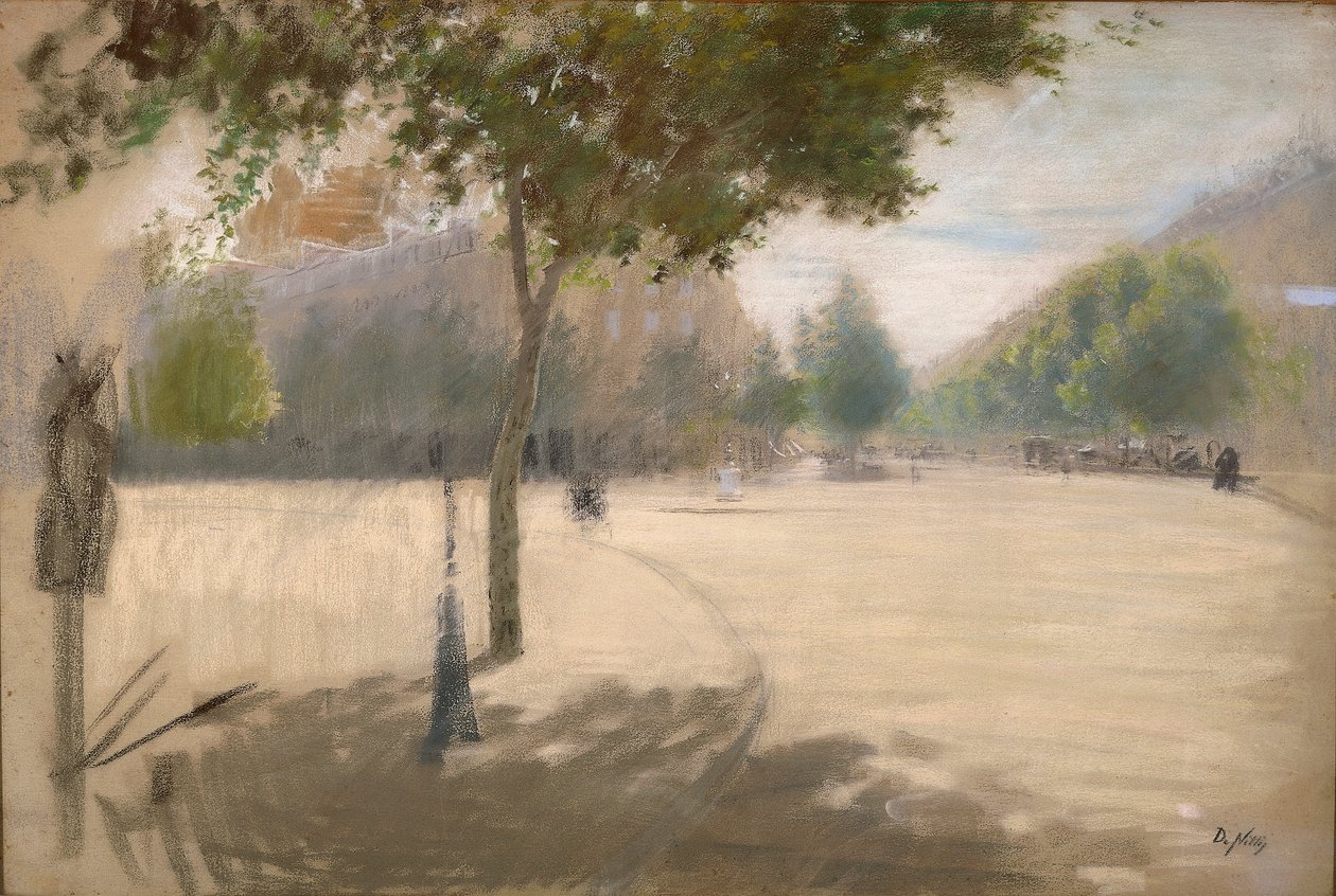 Place ensoleillée - Giuseppe or Joseph de Nittis