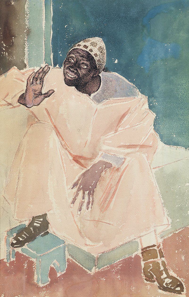 Marocain assis, 1936 - Glyn Warren Philpot