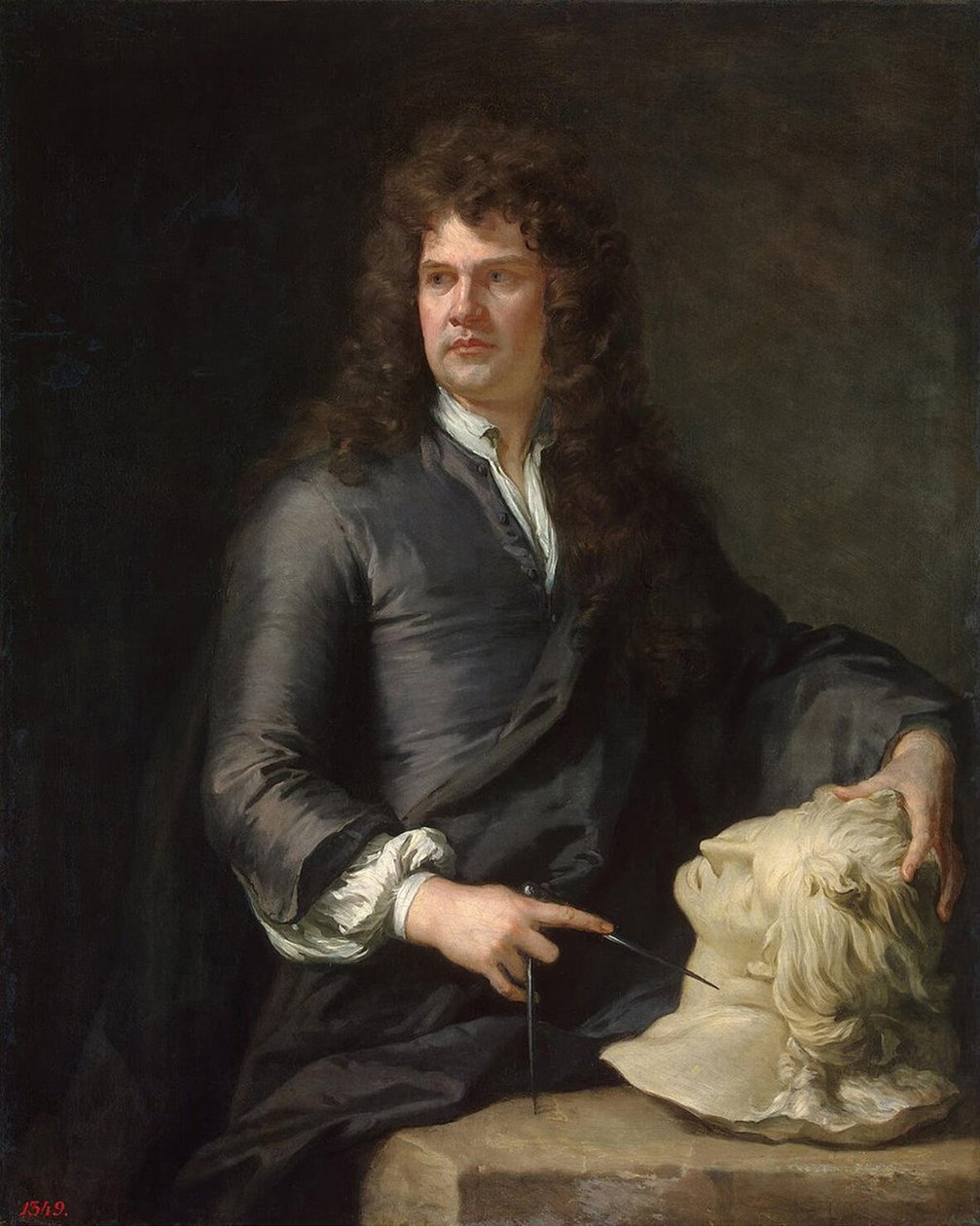 Grinling Gibbons, c.1690 - Godfrey Kneller