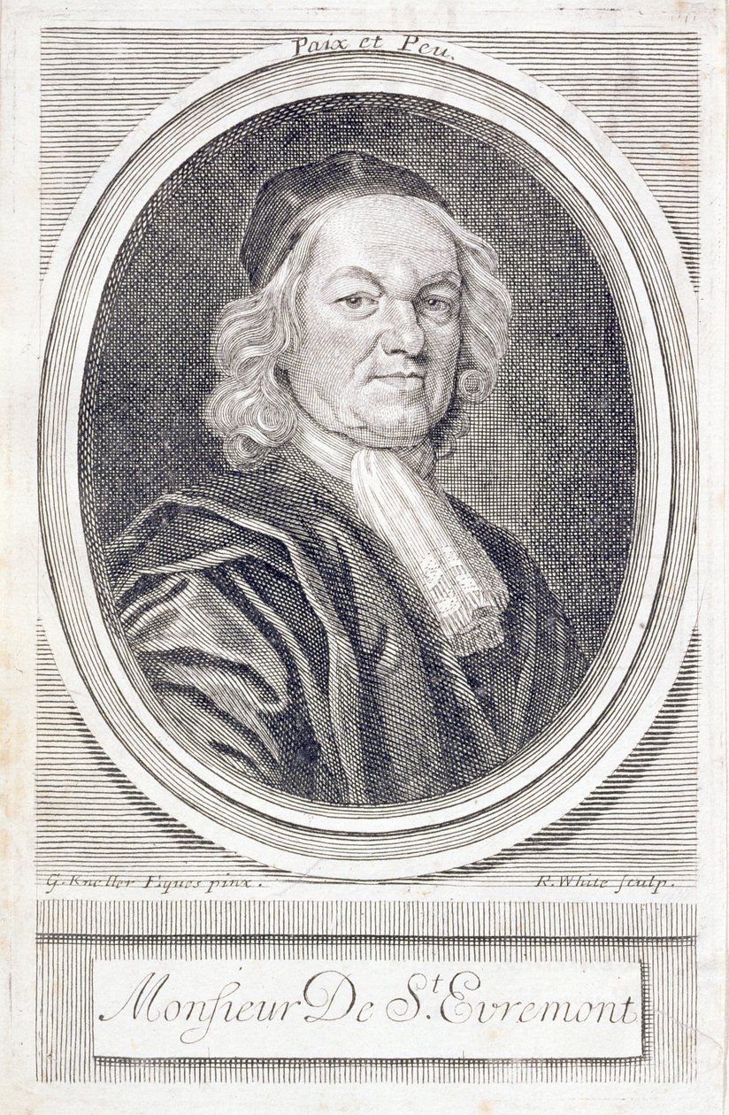 Monsieur de St Evremont - Godfrey Kneller