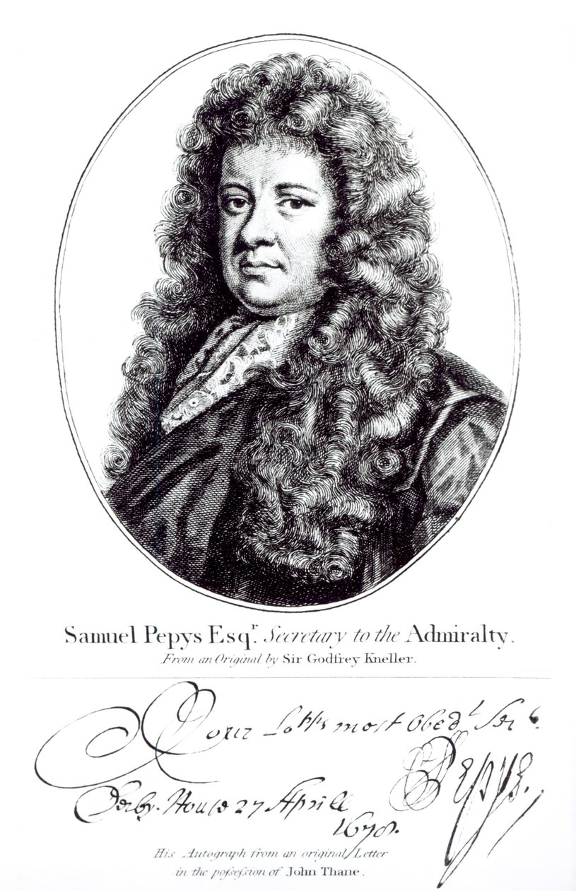 Samuel Pepys (1633-1703) - Godfrey Kneller