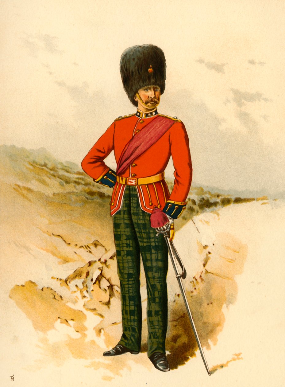 Le 21e - Royal Scots Fusiliers, 1890 - Godfrey Douglas Giles