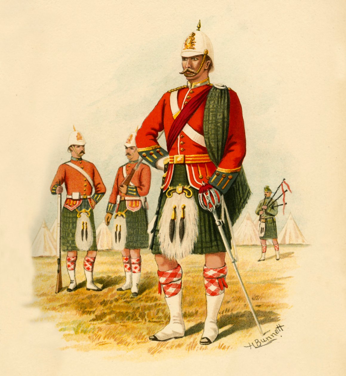 Le 5e Royal Scots du Canada, 1890 - Godfrey Douglas Giles