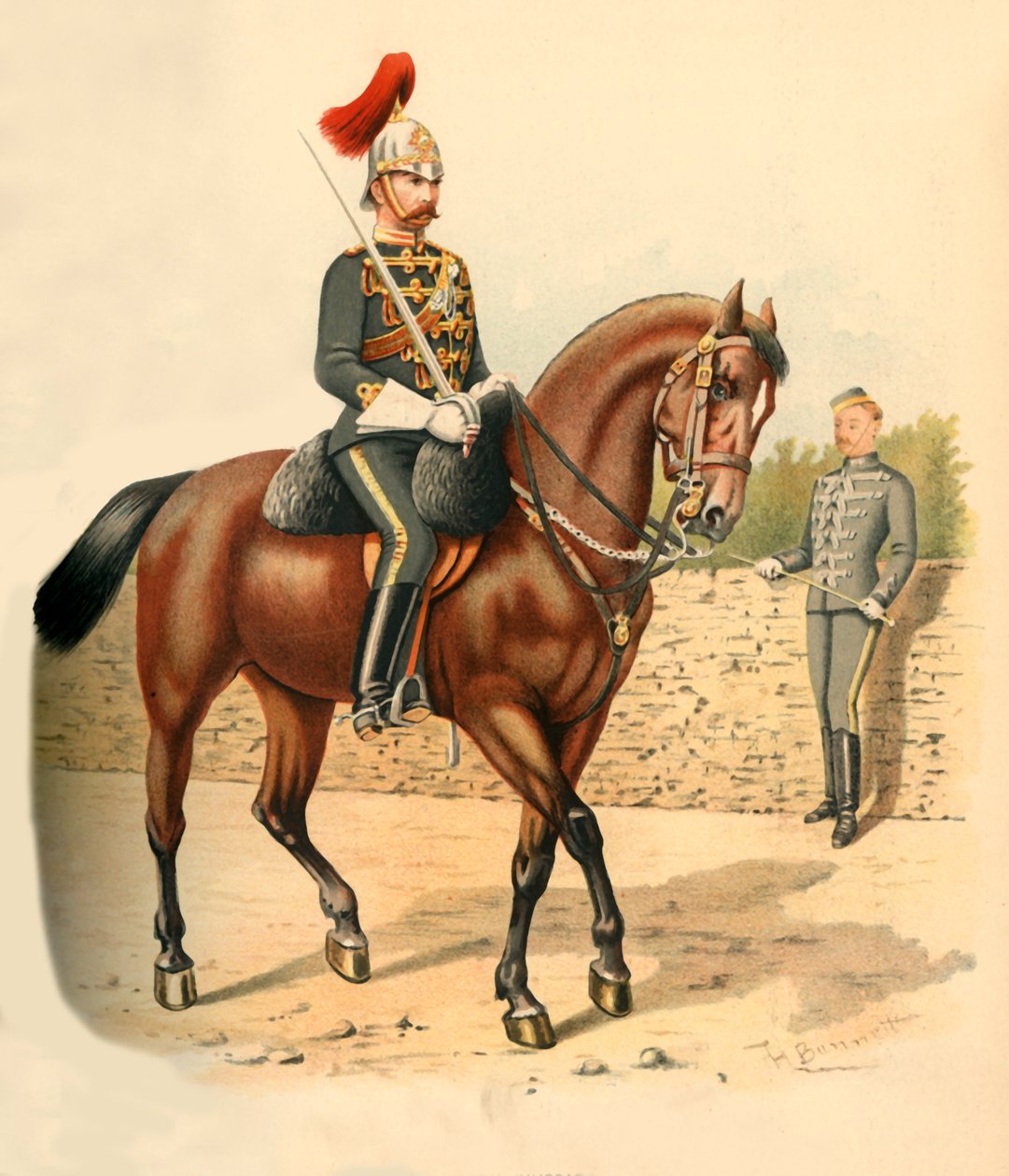 Le 6e Régiment de Hussards de Cavalerie, Canada, 1890 - Godfrey Douglas Giles
