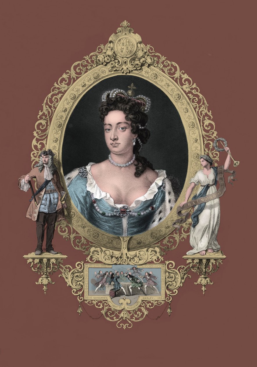 Anne Reine de Grande-Bretagne - Godfrey Kneller