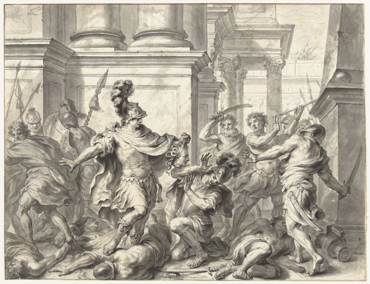Persée montre la tête de Méduse - Godfried Maes