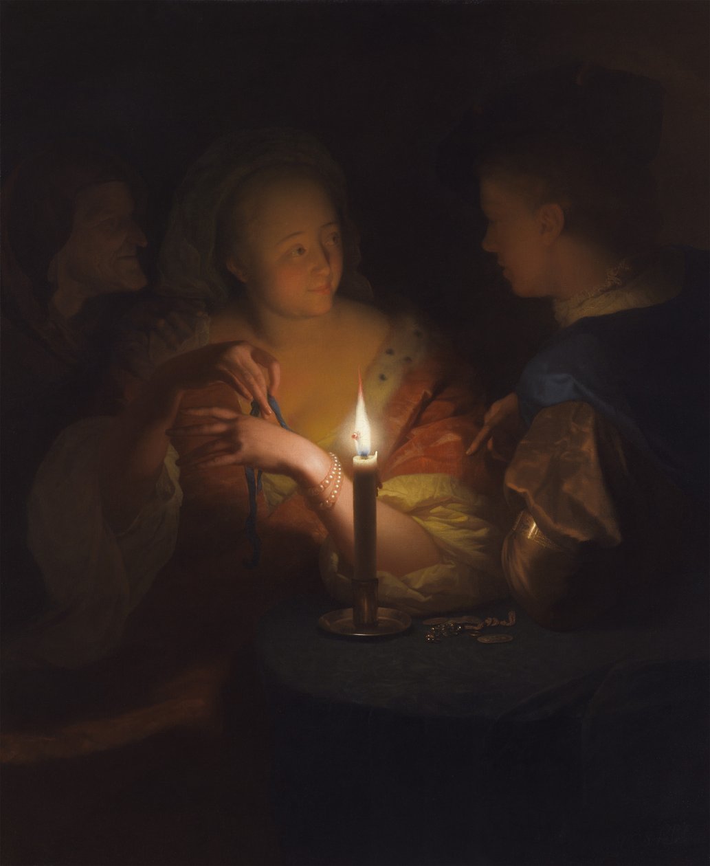 Amants (fils prodigue) - Godfried Schalcken