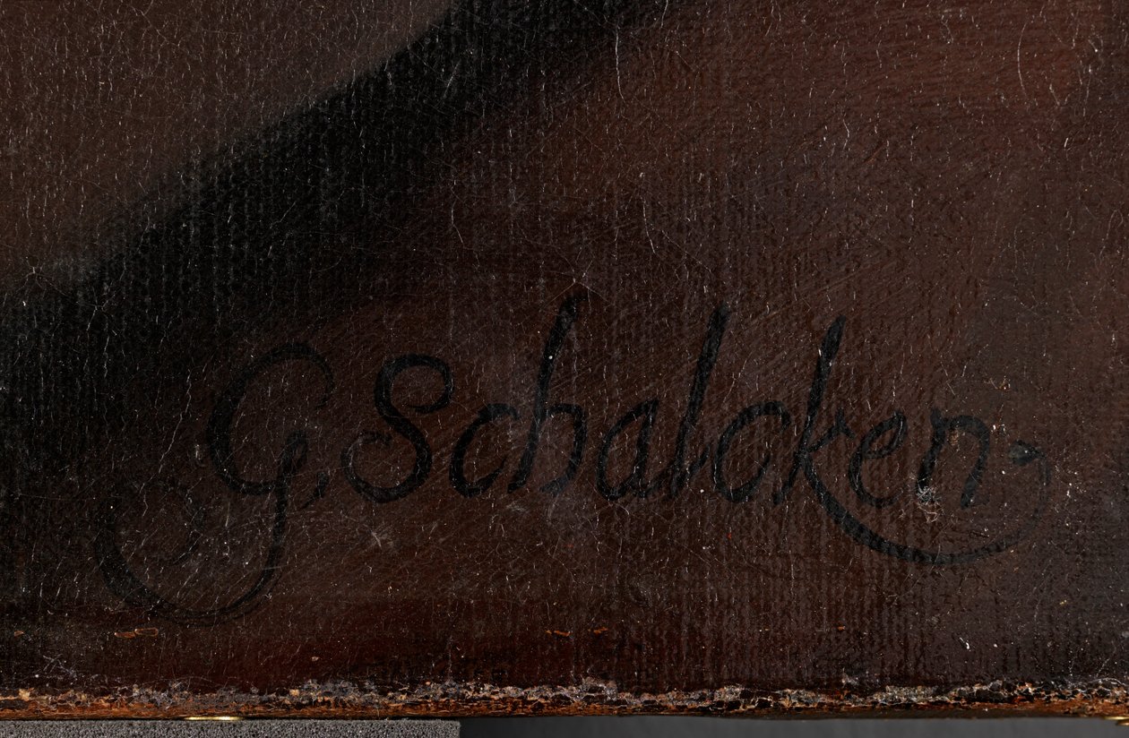 Autoportrait (détail), avant 1706 - Godfried Schalcken
