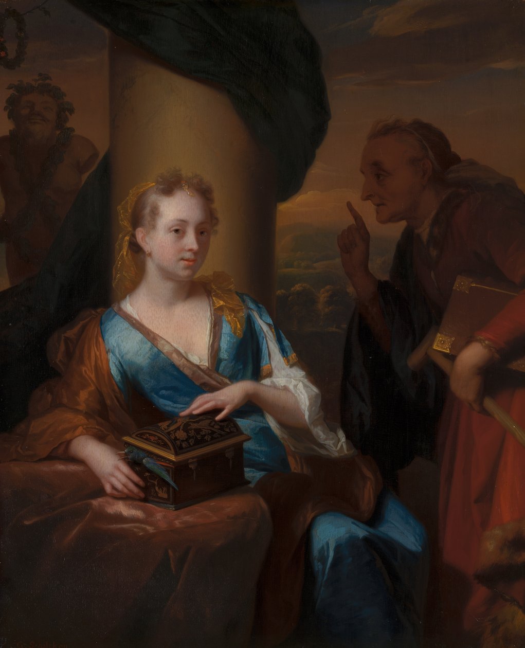 La leçon de chasteté - Godfried Schalcken