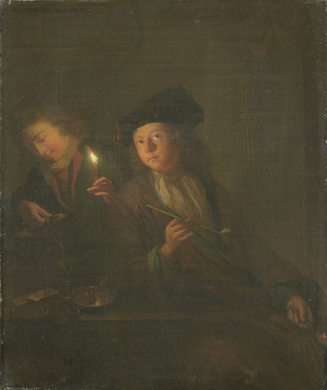 Le fumoir - Godfried Schalken or Schalcken