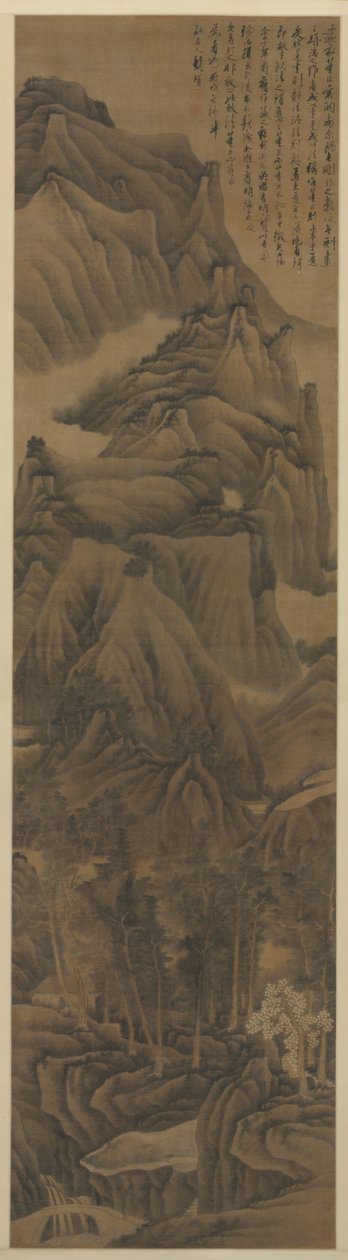 Paysage dans le style de Dong Yuan et Juran, vers 1650 - Gong Xian