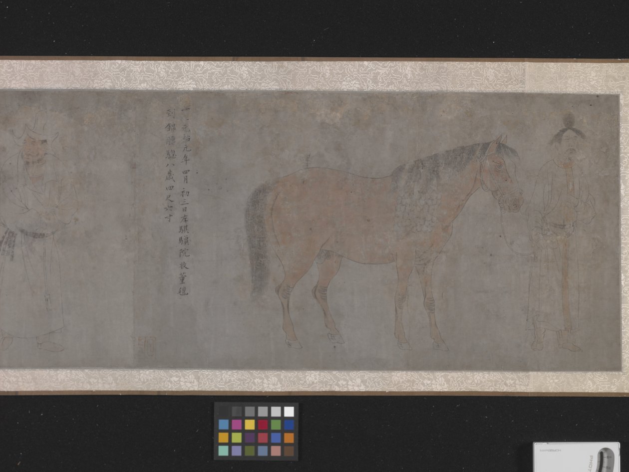 Cinq chevaux de tribut - Gonglin Li
